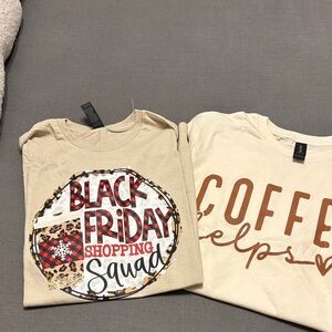 Graphic T-Shirts Set for Black Friday size small NWOT